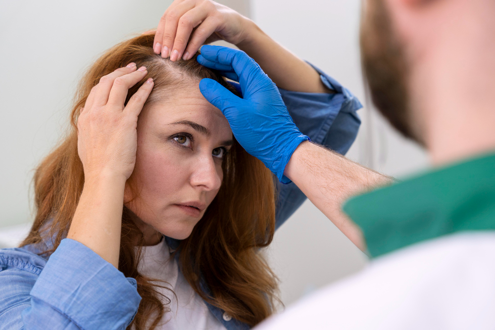 woman-getting-hair-loss-treatment-clinic